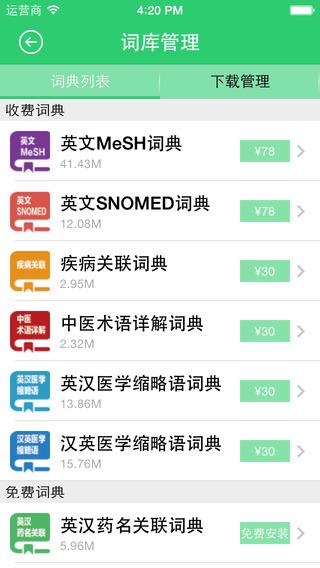 医药学大词典