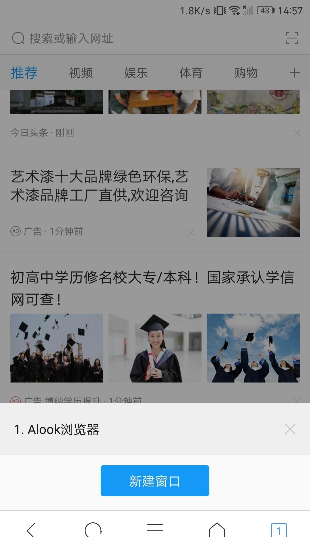 alook浏览器截图