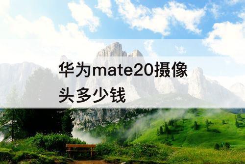 华为mate20摄像头多少钱