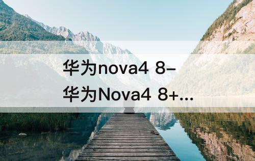 华为nova4 8-华为Nova4 8+128 高配版