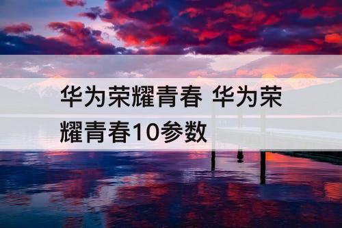 华为荣耀青春 华为荣耀青春10参数